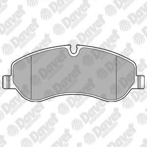 DELPHI LP2661 Fren Balatasi On (172mm) Transit Custom 12- Transit 14-(Cift Fisli)